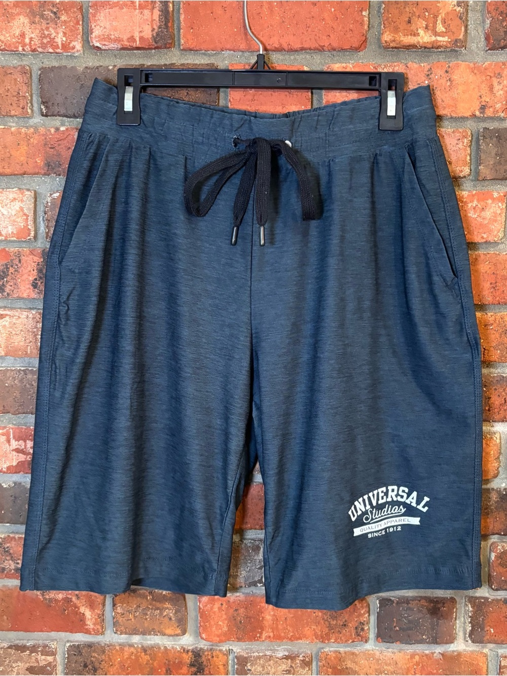 Universal Studios mens performance athletic shorts blue M